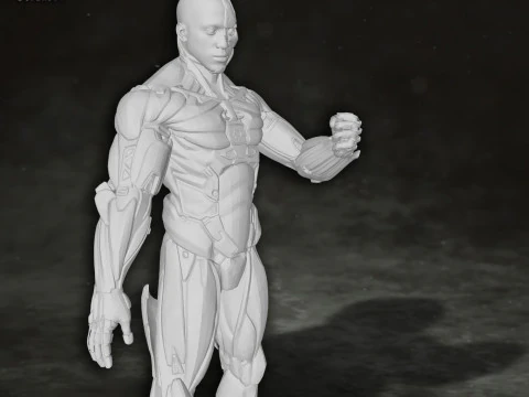 Cyborg Justice League Action Figures Custom 3D Print Model 3D Print Model