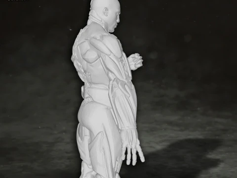 Cyborg Justice League Action Figures Custom 3D Print Model 3D Print Model
