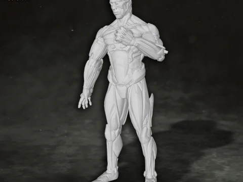 Cyborg Justice League Action Figures Custom 3D Print Model 3D Print Model