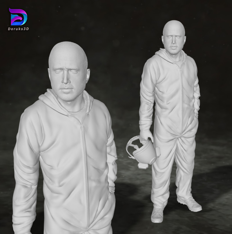 Jesse Pinkman Breaking Bad Action Figures Custom 3D Print Model 3D-Druckmodell .c4d .max .obj .3ds .fbx .stl .blend