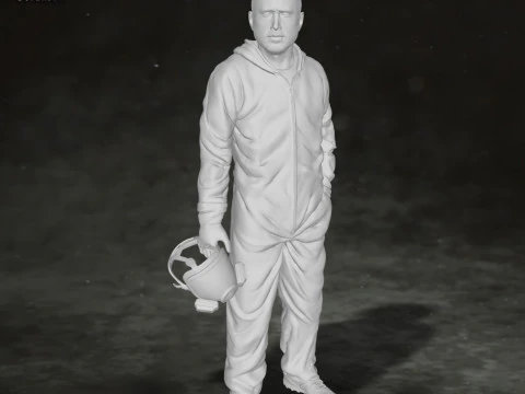 Jesse Pinkman Breaking Bad Action Figures Custom 3D Print Model 3D Print Model