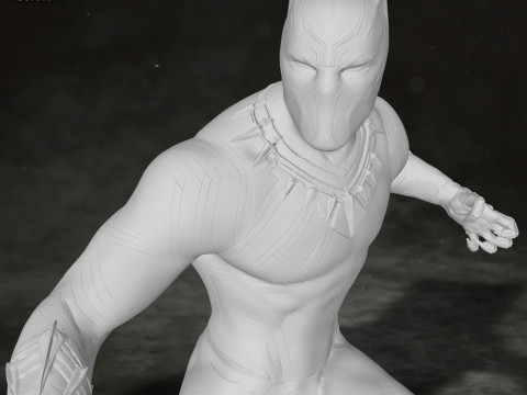 Black Panther Action Figures Custom 3D Print Model 3D Принт Модель