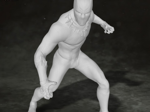 Black Panther Action Figures Custom 3D Print Model 3D Принт Модель