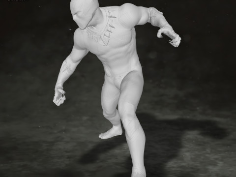 Black Panther Action Figures Custom 3D Print Model 3D Принт Модель