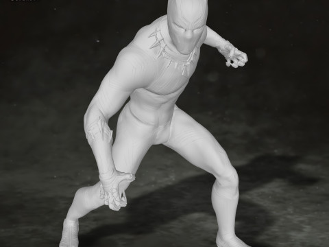 Black Panther Action Figures Custom 3D Print Model 3D Принт Модель