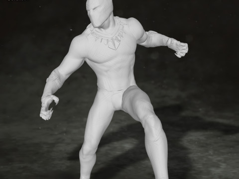 Black Panther Action Figures Custom 3D Print Model 3D Принт Модель
