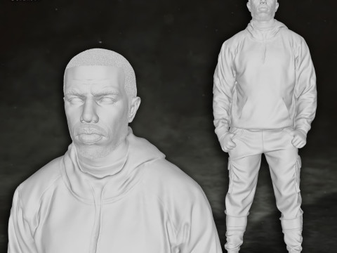 Michael B Jorda Action Figures Custom 3D Print Model 3D प्रिंट मॉडल
