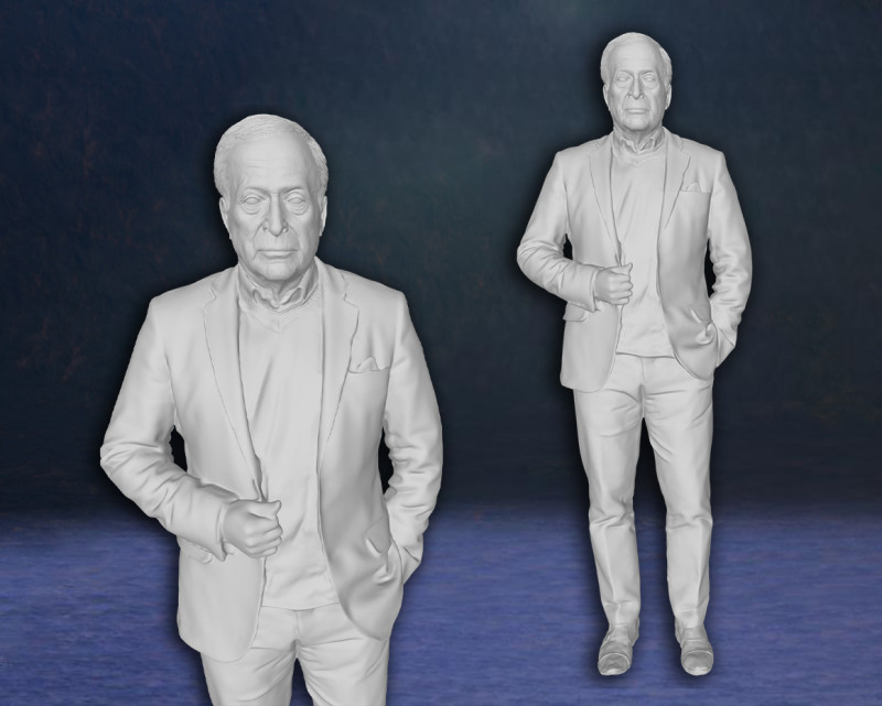 Michael Caine Action Figures Custom 3D Print Model 3D Baskı Modeli .c4d .max .obj .3ds .fbx .stl .blend