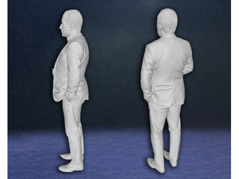 Michael Caine Action Figures Custom 3D Print Model 3D Baskı Modeli