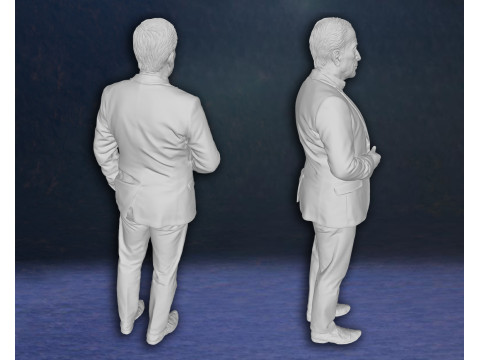 Michael Caine Action Figures Custom 3D Print Model 3D Baskı Modeli