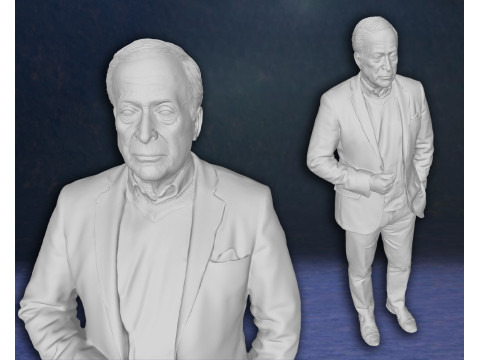 Michael Caine Action Figures Custom 3D Print Model 3D Baskı Modeli
