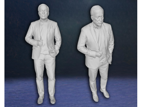 Michael Caine Action Figures Custom 3D Print Model 3D Baskı Modeli