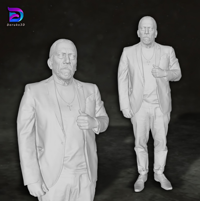 Danny Trejo Action Figures Custom 3D Print Model 3D प्रिंट मॉडल .c4d .max .obj .3ds .fbx .stl .blend 