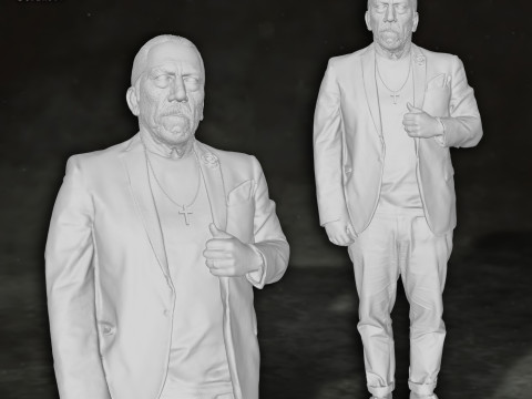 Danny Trejo Action Figures Custom 3D Print Model 3D Print Model