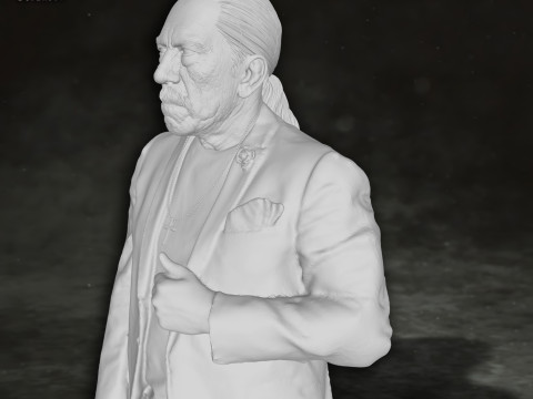 Danny Trejo Action Figures Custom 3D Print Model 3D प्रिंट मॉडल