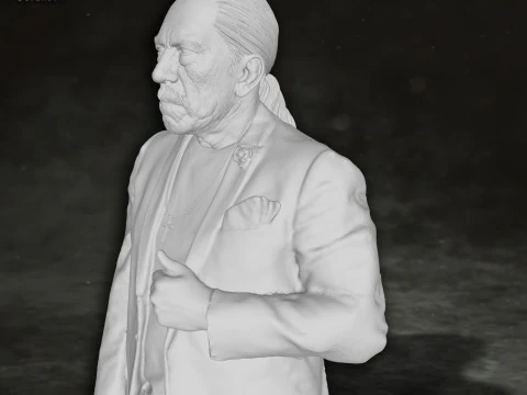 Danny Trejo Action Figures Custom 3D Print Model 3D Print Model