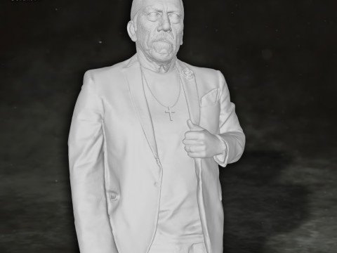 Danny Trejo Action Figures Custom 3D Print Model 3D प्रिंट मॉडल