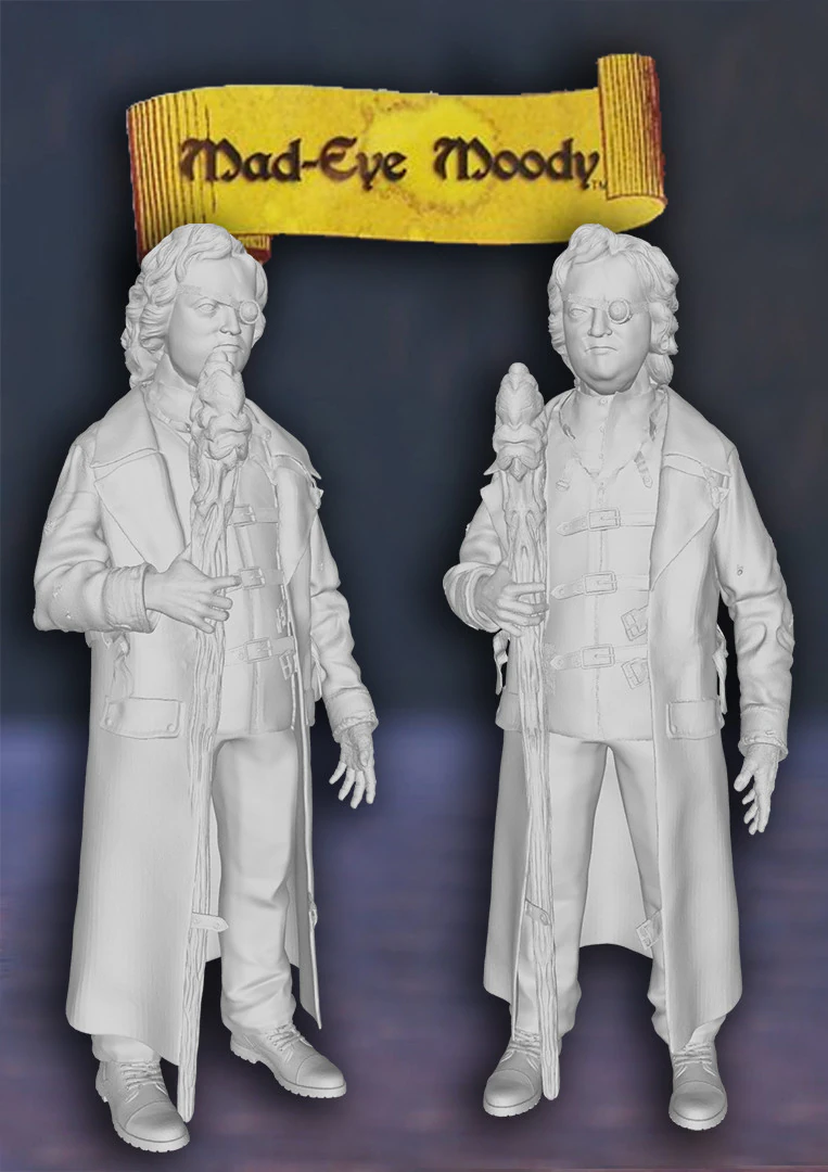 Mad Eye Alastor Moody Harry Potter Action Figures Custom 3D Print Model 3D Print Model .c4d .max .obj .3ds .fbx .stl .blend 