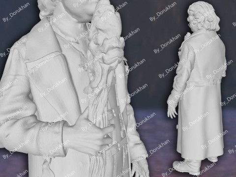 Mad Eye Alastor Moody Harry Potter Action Figures Custom 3D Print Model 3D 打印模型