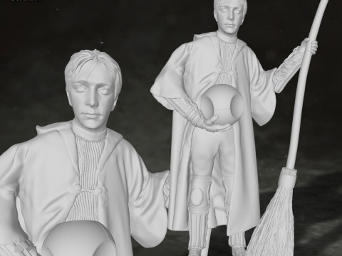 Fred and George Weasley Harry potter Action Figure 3D Print Model 3D Print Model