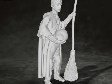 Fred and George Weasley Harry potter Action Figure 3D Print Model 3D Print Model