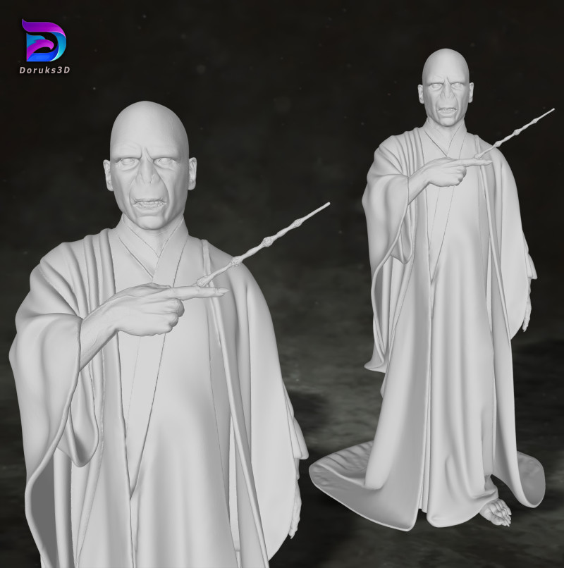Lord Voldemort Harry Potter Action Figures Custom 3D Print Model 3D print model 3D प्रिंट मॉडल .c4d .max .obj .3ds .fbx .stl .blend