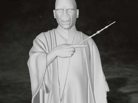 Lord Voldemort Harry Potter Action Figures Custom 3D Print Model 3D print model 3D प्रिंट मॉडल