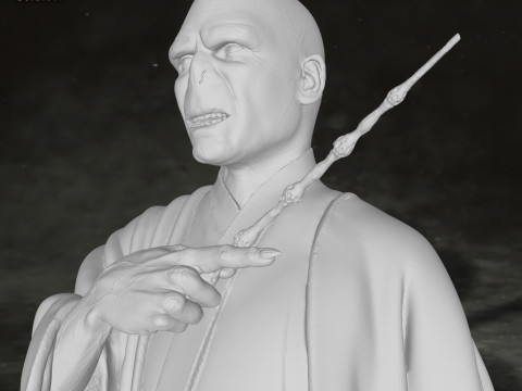 Lord Voldemort Harry Potter Action Figures Custom 3D Print Model 3D print model 3D प्रिंट मॉडल