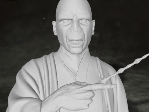 Lord Voldemort Harry Potter Action Figures Custom 3D Print Model 3D print model 3D प्रिंट मॉडल
