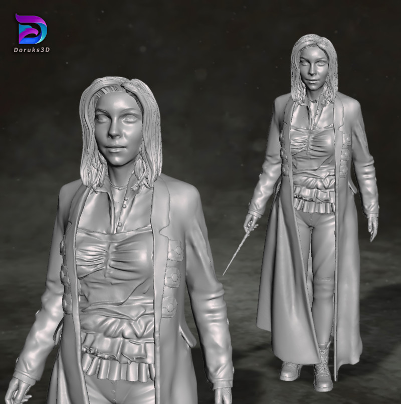 Nymphadora Tonks Harry Potter Action Figures Custom 3D Print Model 3D Baskı Modeli .c4d .max .obj .3ds .fbx .stl .blend