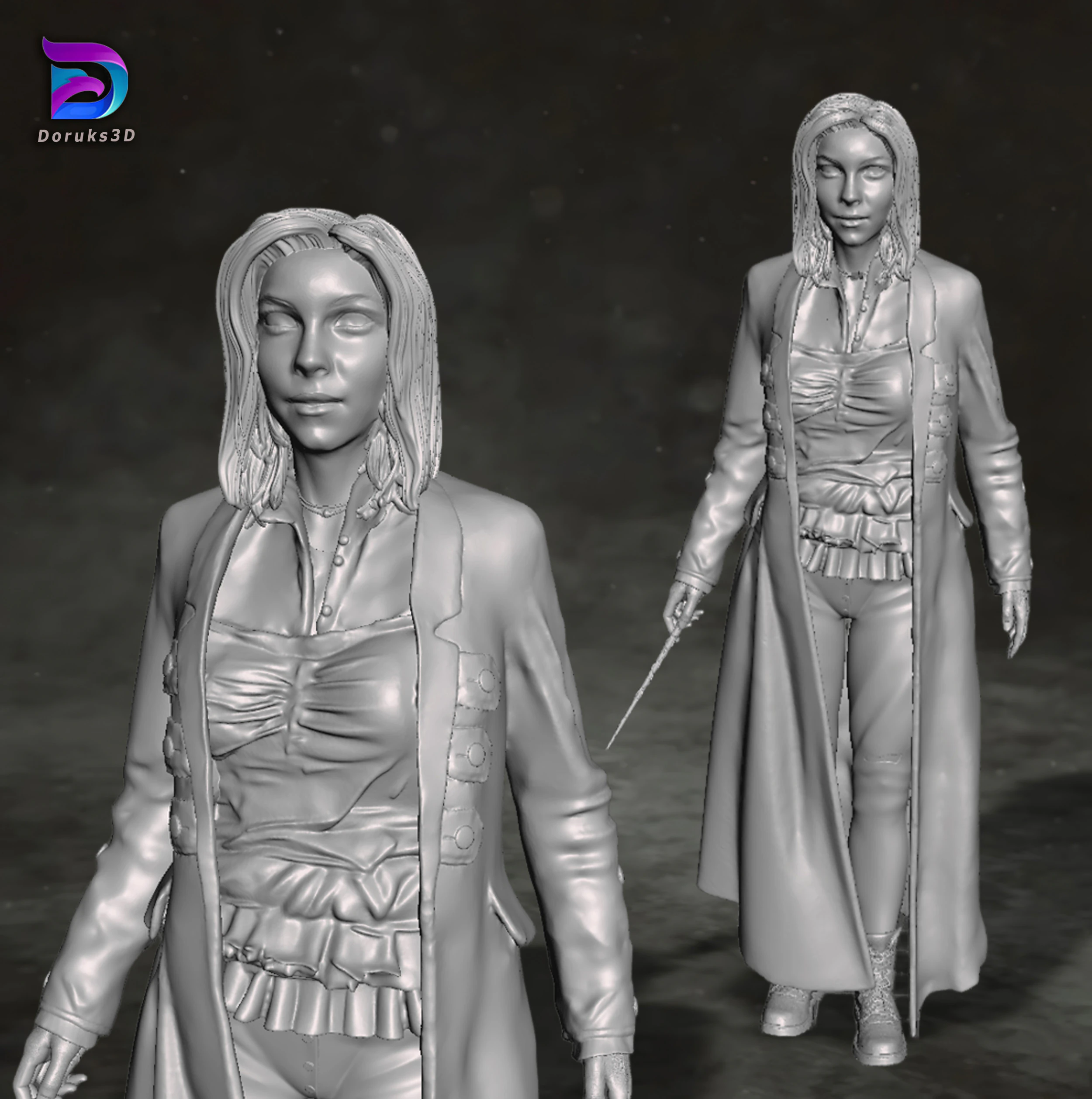 Nymphadora Tonks Harry Potter Action Figures Custom 3D Print Model 3D Print Model .c4d .max .obj .3ds .fbx .stl .blend 