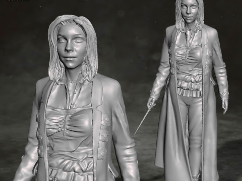 Nymphadora Tonks Harry Potter Action Figures Custom 3D Print Model Modello di stampa 3D