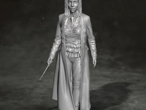 Nymphadora Tonks Harry Potter Action Figures Custom 3D Print Model 3D Print Model