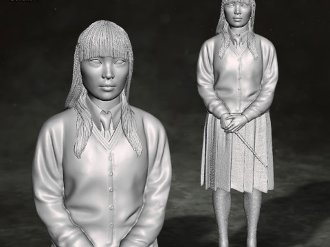 Cho Chang Harry Potter Action Figures Custom 3D Print Model 3Dプリントモデル