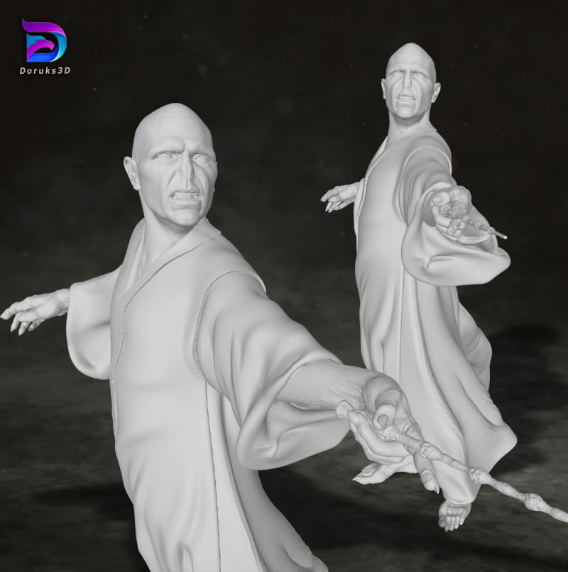 Lord Voldemort Harry Potter Action Figures Custom Action 3D Принт Модель .c4d .max .obj .3ds .fbx .stl .blend 