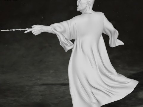 Lord Voldemort Harry Potter Action Figures Custom Action 3D Принт Модель