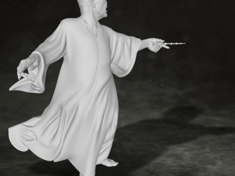 Lord Voldemort Harry Potter Action Figures Custom Action 3D Принт Модель