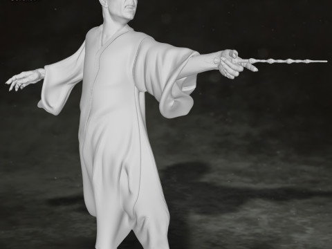 Lord Voldemort Harry Potter Action Figures Custom Action 3D Принт Модель