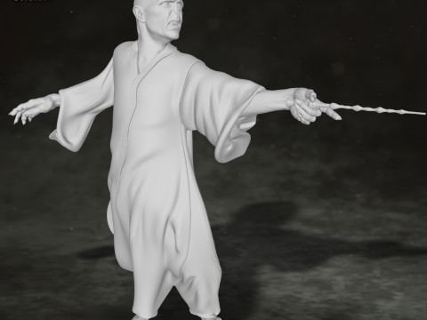 Lord Voldemort Harry Potter Action Figures Custom Action 3D Принт Модель