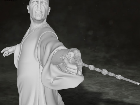 Lord Voldemort Harry Potter Action Figures Custom Action 3D Принт Модель