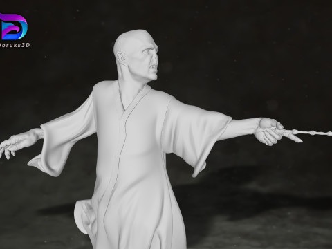 Lord Voldemort Harry Potter Action Figures Custom Action 3D Принт Модель