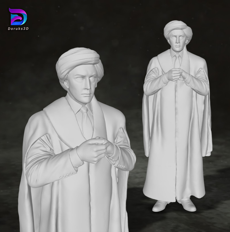 Quirinus Quirrell Harry Potter Action Figures Custom Action 3D print model Modèles 3D en vedette .c4d .max .obj .3ds .fbx .stl .blend 