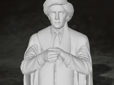 Quirinus Quirrell Harry Potter Action Figures Custom Action 3D print model 3D Print Model