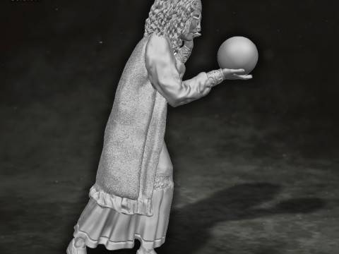 Sybill Trelawney Harry Potter Action Figures Custom Action 3D print model 3Dプリントモデル