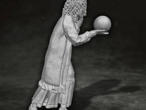 Sybill Trelawney Harry Potter Action Figures Custom Action 3D print model 3D Print Model