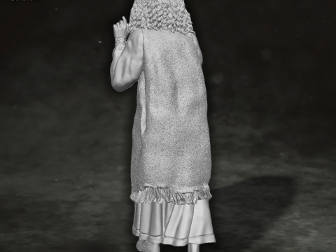Sybill Trelawney Harry Potter Action Figures Custom Action 3D print model 3Dプリントモデル