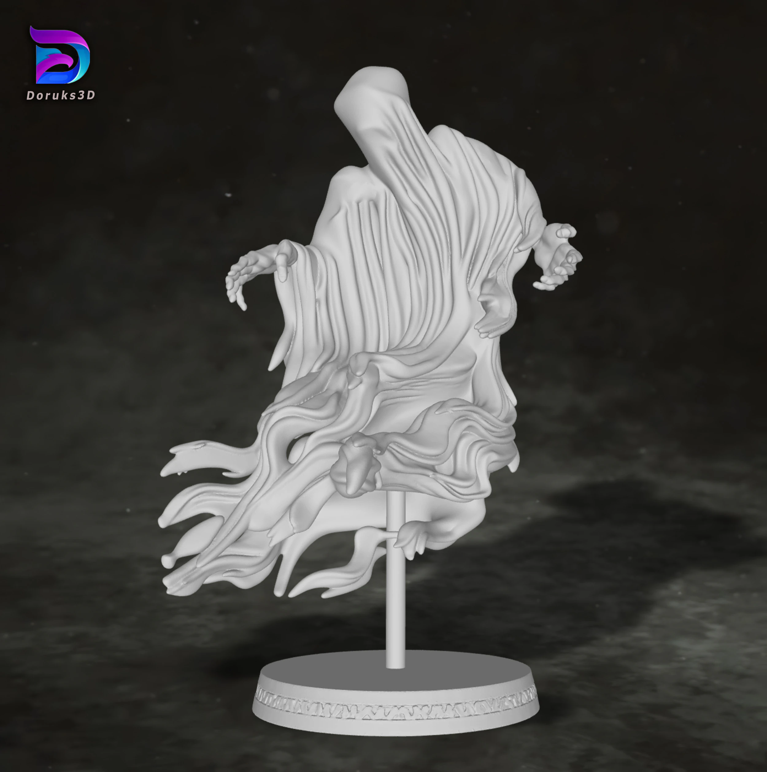Dementor Harry Potter Action Figures Custom Action 3D print model 3D Print Model .c4d .max .obj .3ds .fbx .stl .blend 