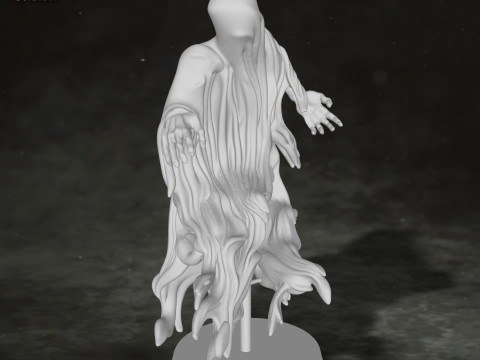 Dementor Harry Potter Action Figures Custom Action 3D print model Modelo de Impressão 3D