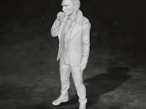 Edward Cullen Twilight Robert Pattinson Figures Custom Action 3D print model 3D Print Model
