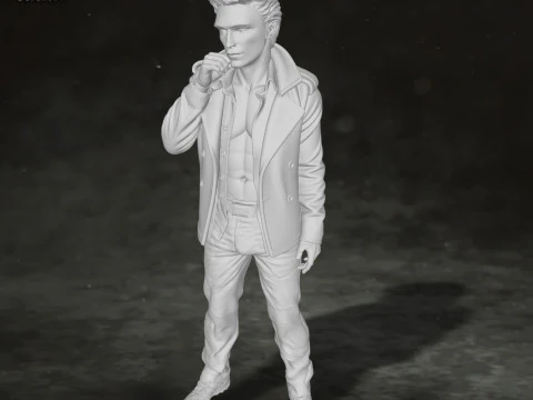 Edward Cullen Twilight Robert Pattinson Figures Custom Action 3D print model 3D Print Model